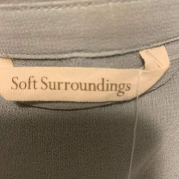 Fall Wedding? Soft Surroundings Long Sleeve Embroidered Sheer Maxi and Slip - Picture 4 of 13